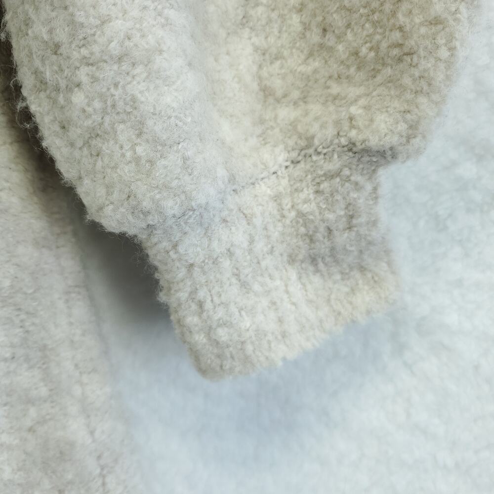 American Eagle Women's Off Shoulder Boucle Wool Blend Sweater Dress Large - Picture 5 of 10